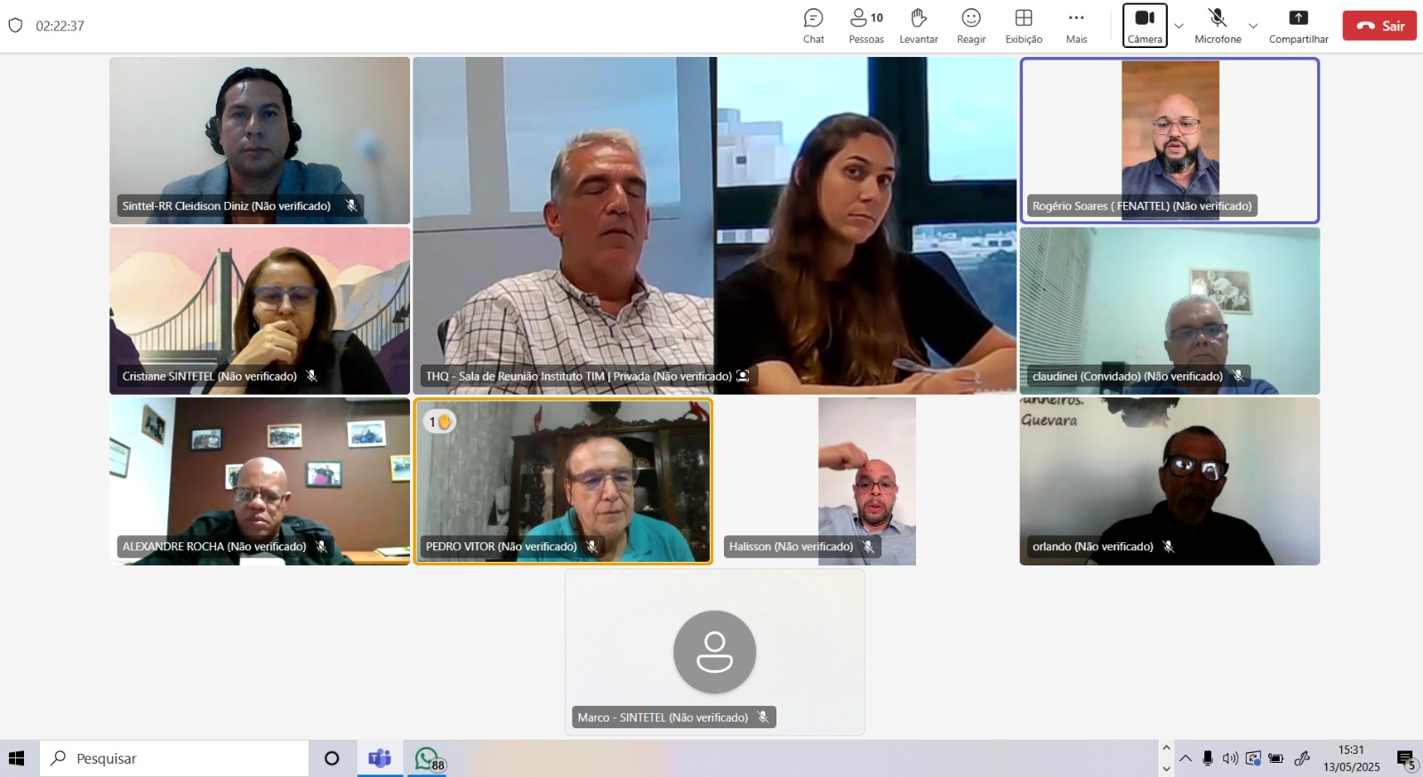 Sinttel Bahia se  reÃºne com a TIM para negociar metas do PPR 2025